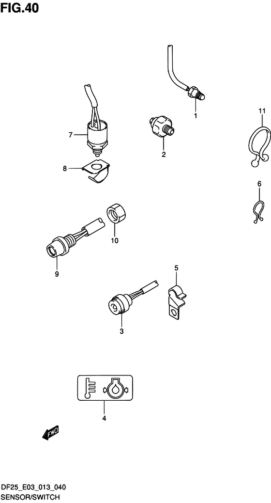 Sensor/switch ((DF25Q E03))