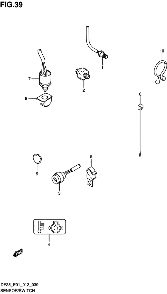 Sensor/switch ((DF25R E01))