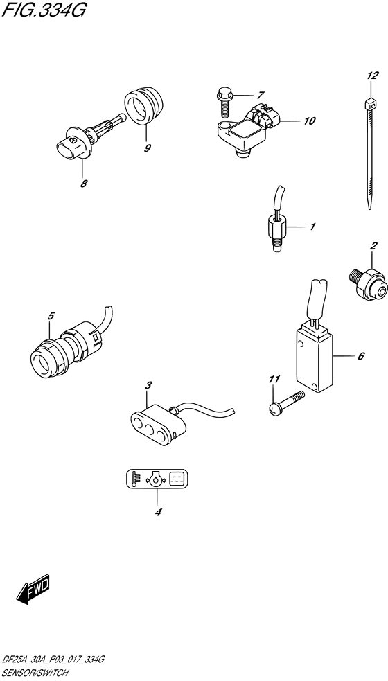 Sensor/switch ((DF30ATH P03))