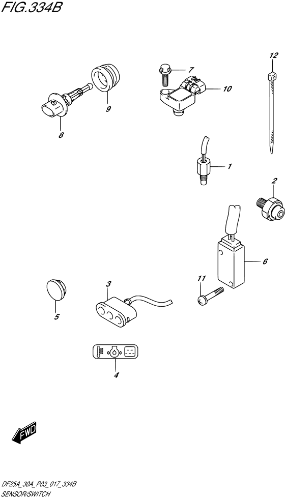 Sensor/switch ((DF25AR P03))