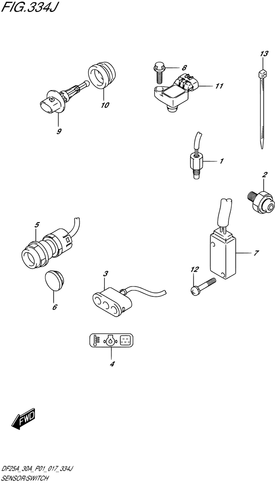 Sensor/switch ((DF30AQ P01))