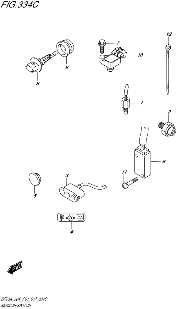 Sensor/switch ((DF25AT P01))