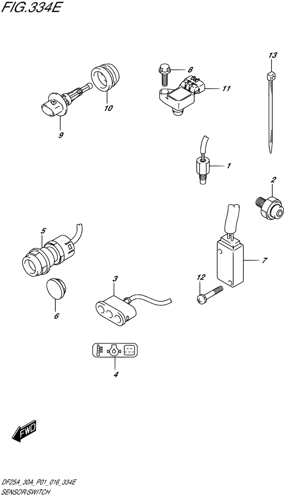 Sensor/switch ((DF30A P40))