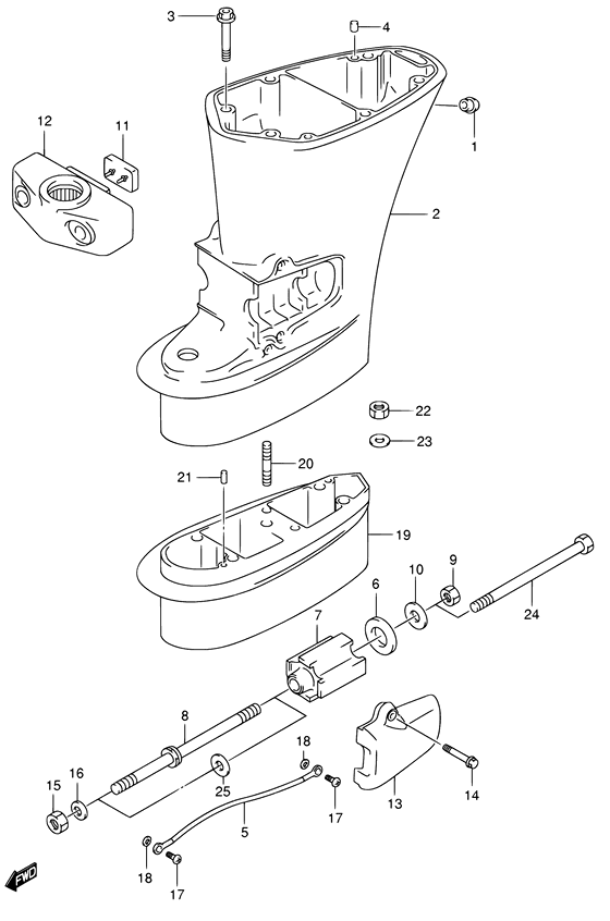 Кожух приводного вала