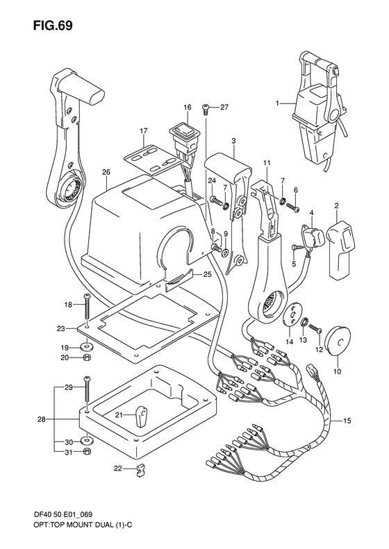 Top mount dual (опция; 1)(модель: 05~10)