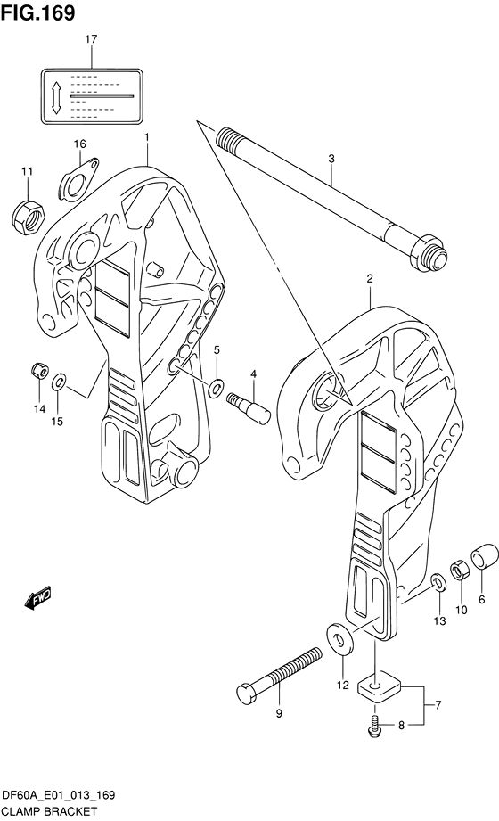 Зажимной кронштейн