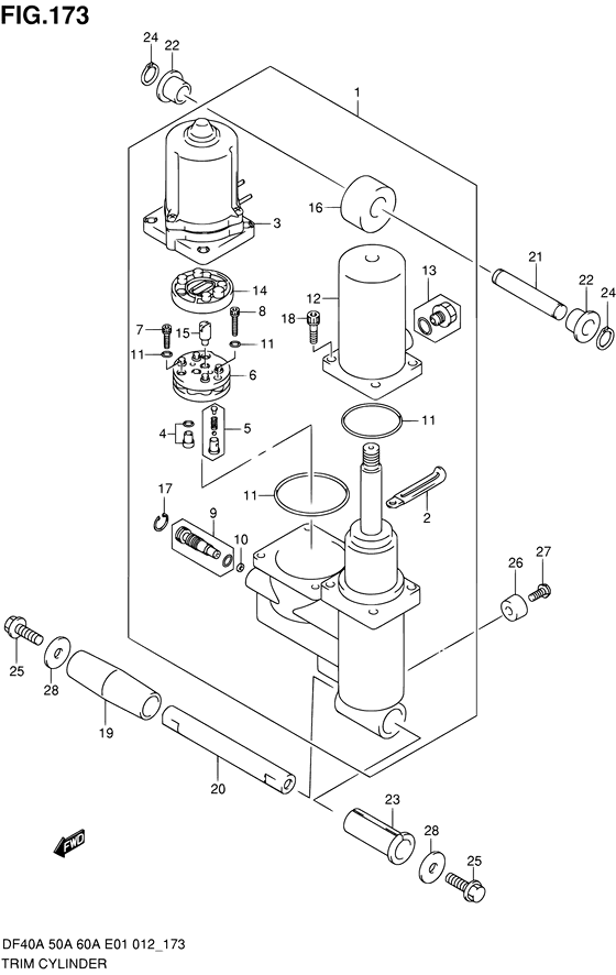Цилиндр гидроподъема