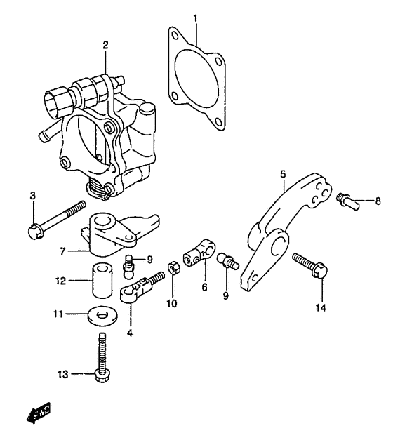 Дроссельная заслонка
