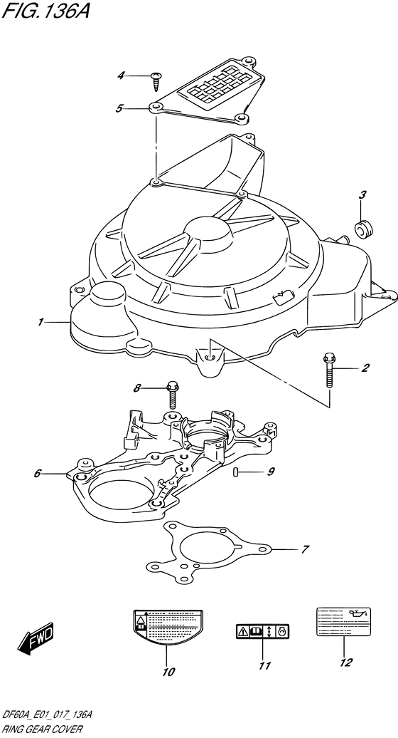 Крышка венцовой шестерни