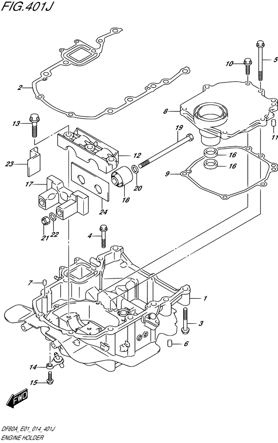Кронштейн двигателя