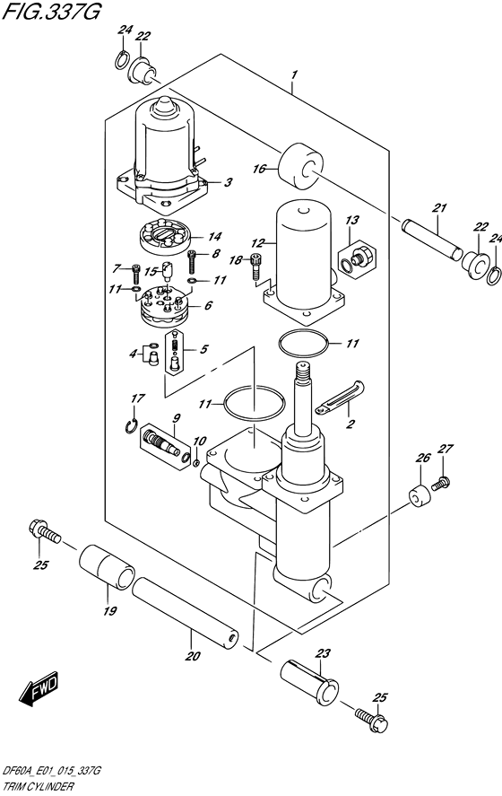 Цилиндр гидроподъема