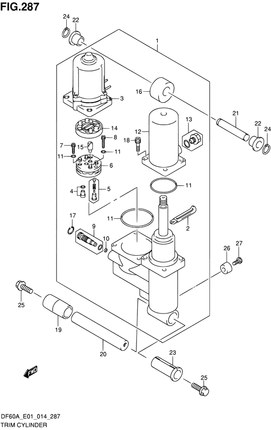 Цилиндр гидроподъема