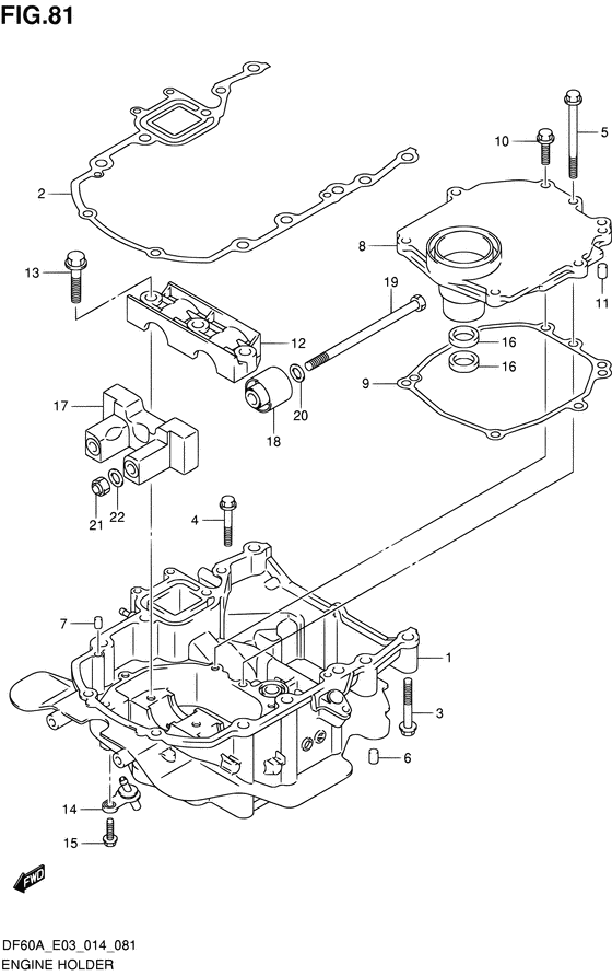 Кронштейн двигателя