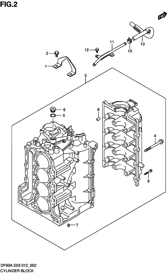 Блок в сборе цилиндр