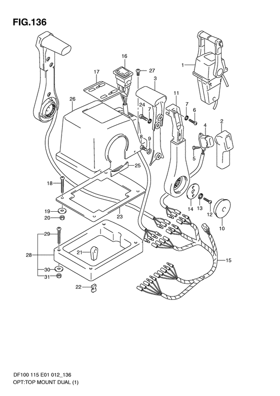 Top mount dual (опция;)