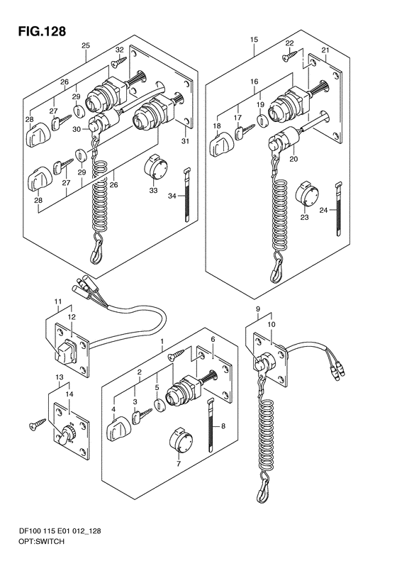 Switch volt change (опция; df115z e1)