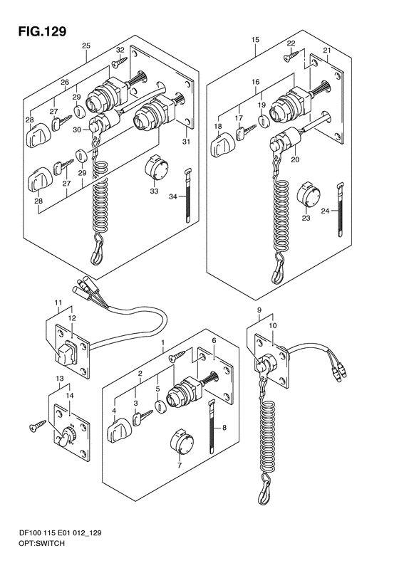 Switch volt change (опция; df115z e40)