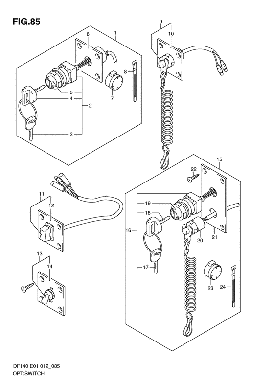 Switch volt change (опция; df140t e1)