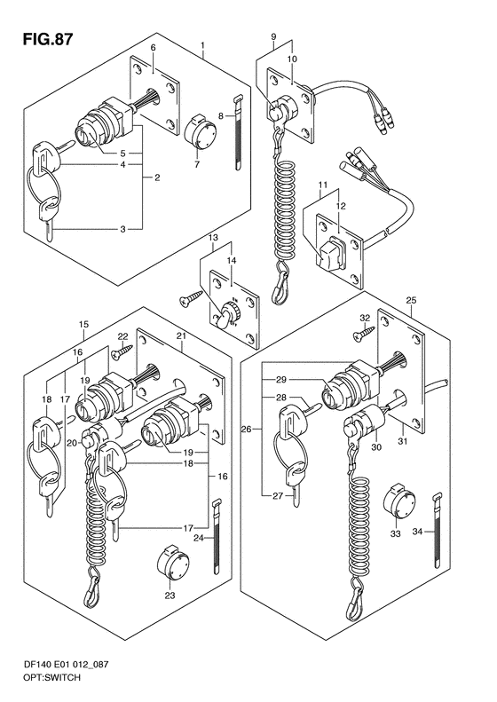 Switch volt change (опция; df140z e1)