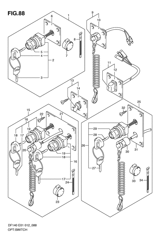 Switch volt change (опция; df140z e40)