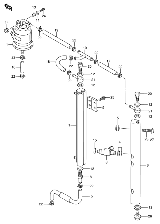 Топливная форсунка