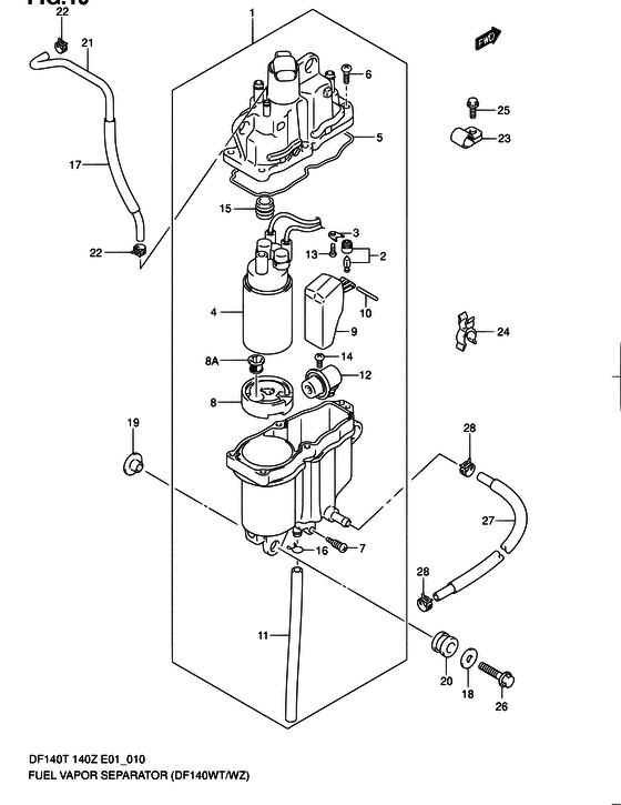 Сепаратор паров топлива