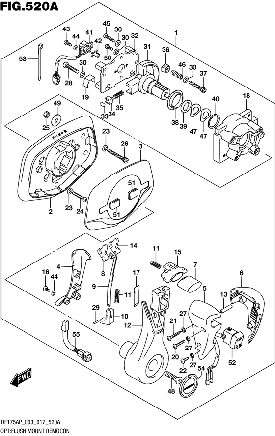 Opt:flush mount remocon