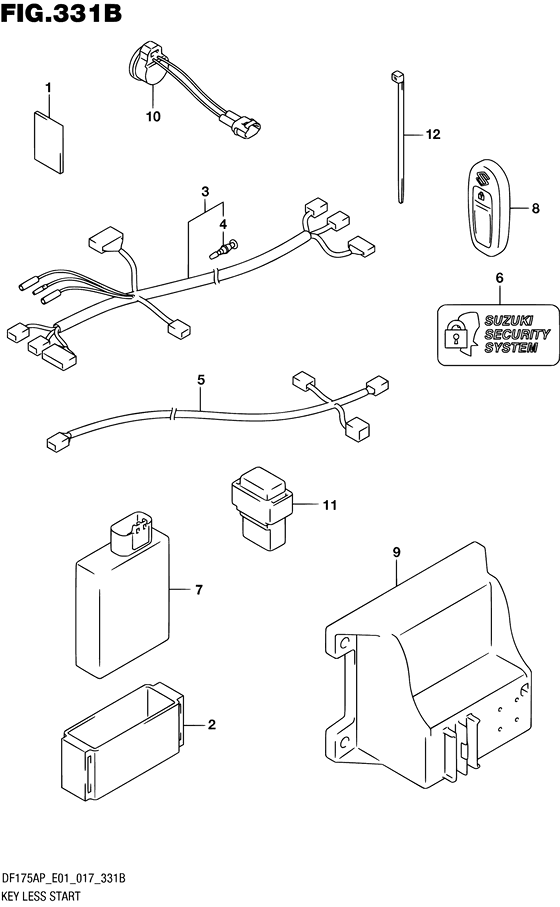 Key less start ((DF175AP E01))