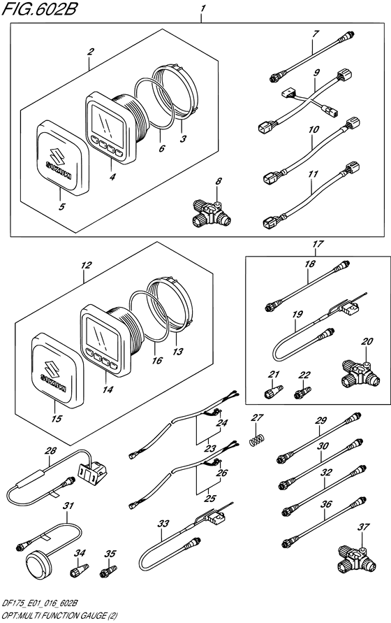 Opt:multi function прибор ((2) (DF150TG E40))