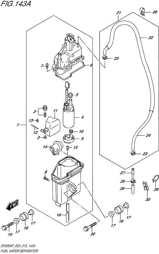 Сепаратор паров топлива