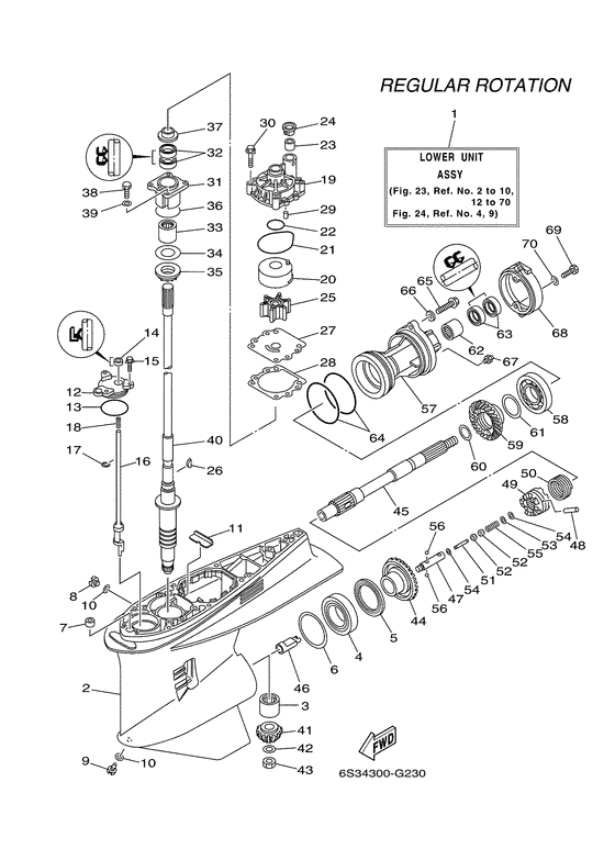 Lower casing и привод 1