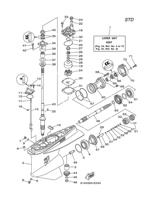 Lower casing и привод 1