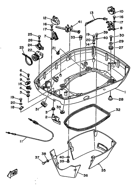Bottom cowling