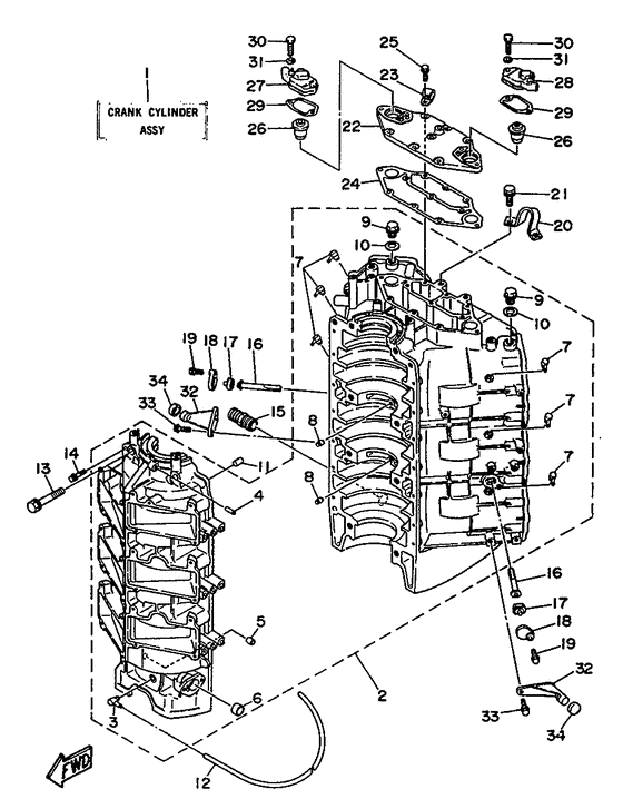 Cylinder. картер 1