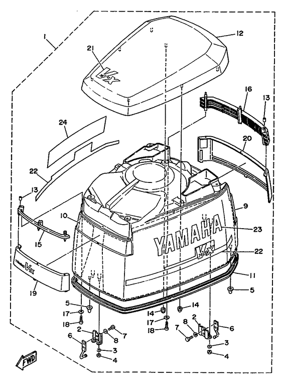 Top cowling