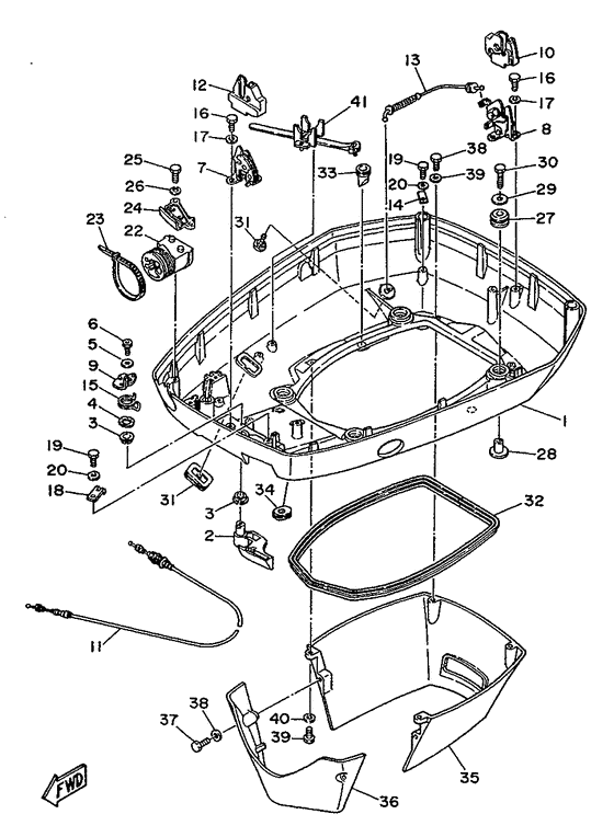 Bottom cowling