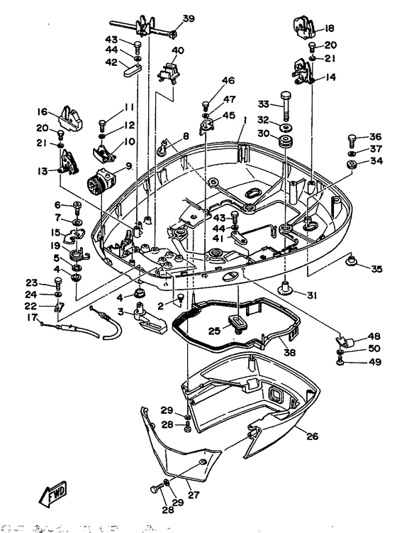 Bottom cowling