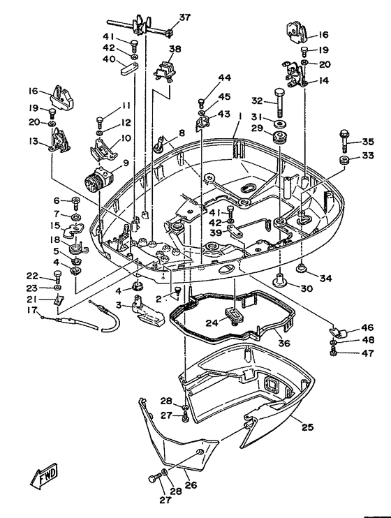 Bottom cowling