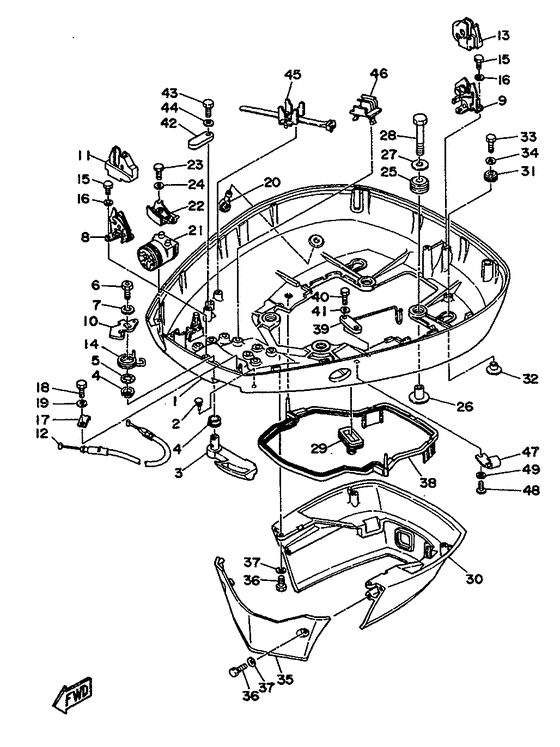 Bottom cowling