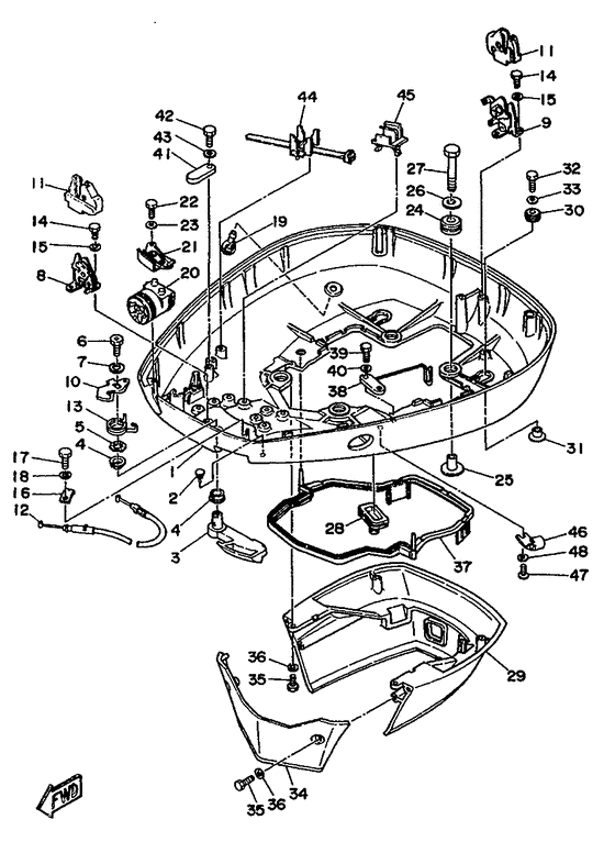 Bottom cowling