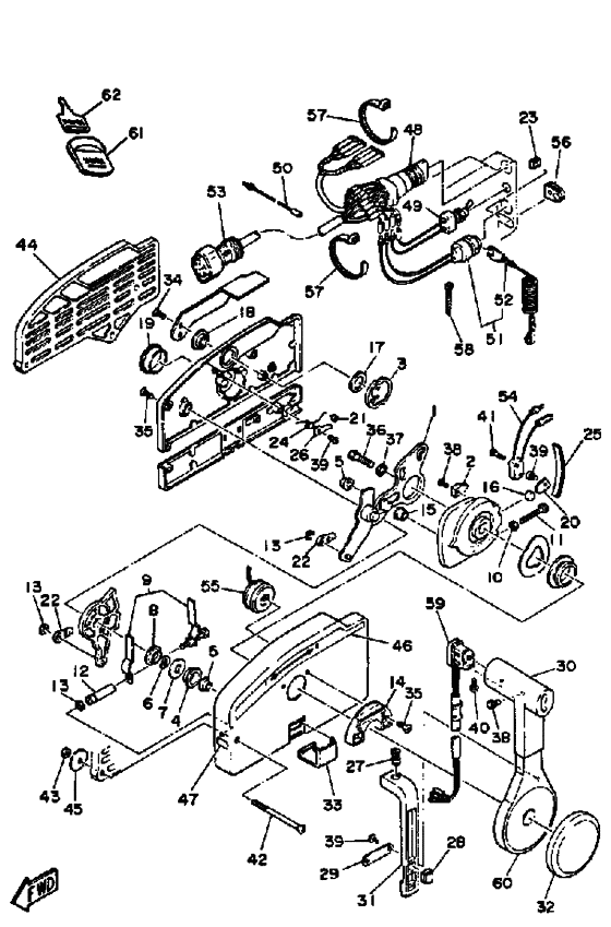 Дистанционное управление component детали (703 тип)