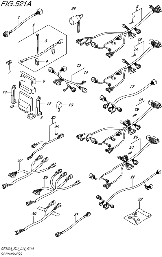 Опция: жгут проводов