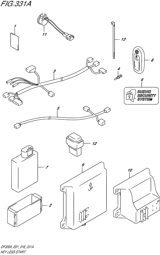 Key less start ((DF300A E01))