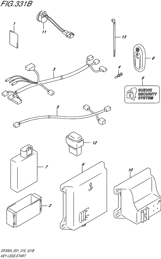 Key less start ((DF250A E01))