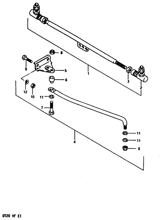 Tie-rod / удлинитель bar (опция;)