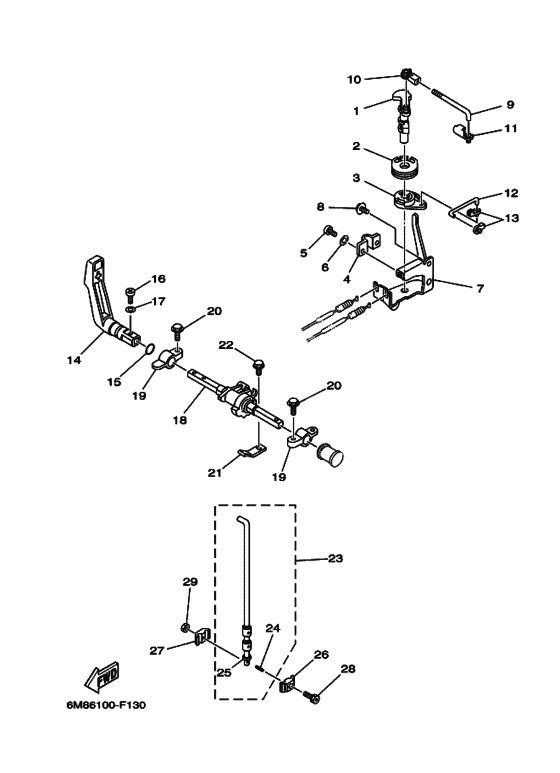 Управление в сборе
