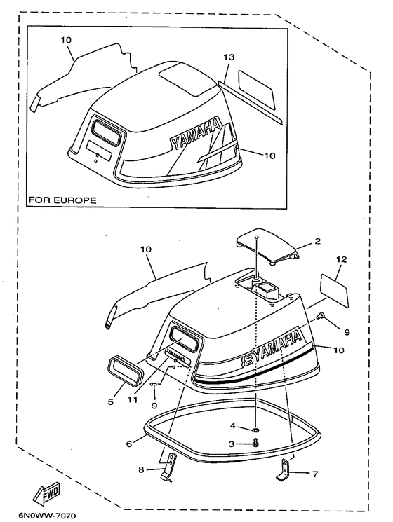 Top cowling