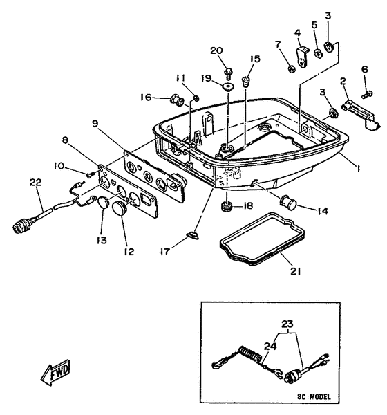 Bottom cowling