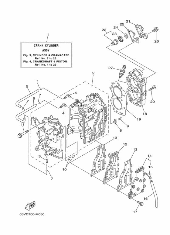 Цилиндр и картер