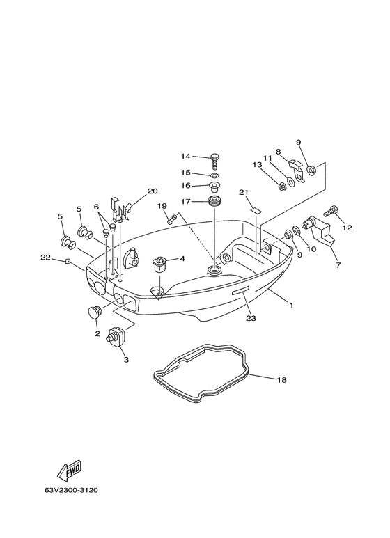 Bottom cowling